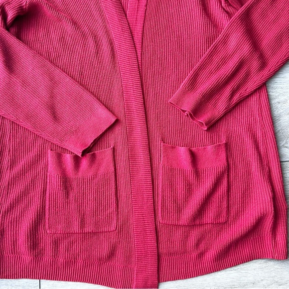 Torrid Cardigan Open Front Sweater in Red - Picture 8 of 16
